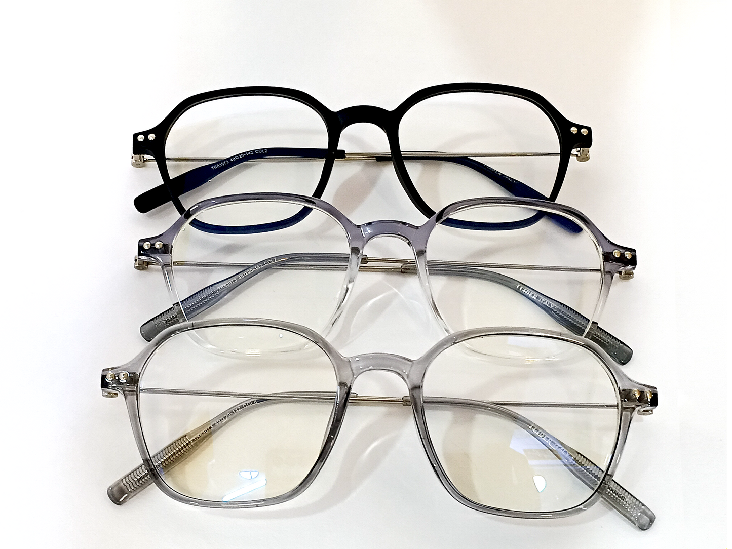 TR+Metal Medium Full Rim Square Computer Glasses for Men & Women [Blue Block]